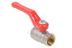 Кран шаровой латунь никель Стандарт Ду 15 Ру40 ВР полнопроходной рычаг Dist Н311Р