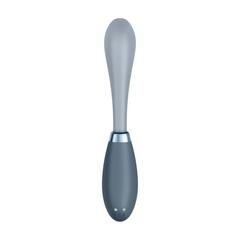 Серый вибромассажер G-Spot Flex 3 - 19,5 см. - 
