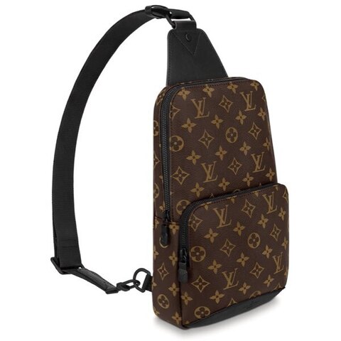 Сумка-слинг Louis Vuitton Avenue LV канва Monogram Macassar