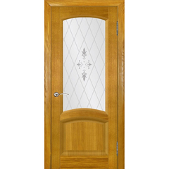 Купить Межкомнатная дверь шпон Regi Doors Лаура дуб Capri остеклённая