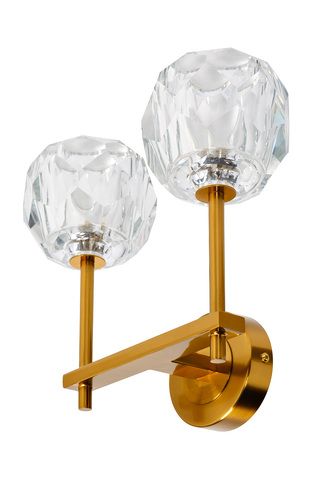 Бра настенное для спальни 23x13x27см Garda Decor Deco латунь