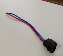 РАЗЪЁМ МОТОРА СТЕКЛООМЫВАТЕЛЯ LANOS, LACETTI, MATIZ / КАТУШКИ ЗАЖИГАНИЯ BETA, K4M GROG 2 PIN FEMALE С ПРОВОДАМИ