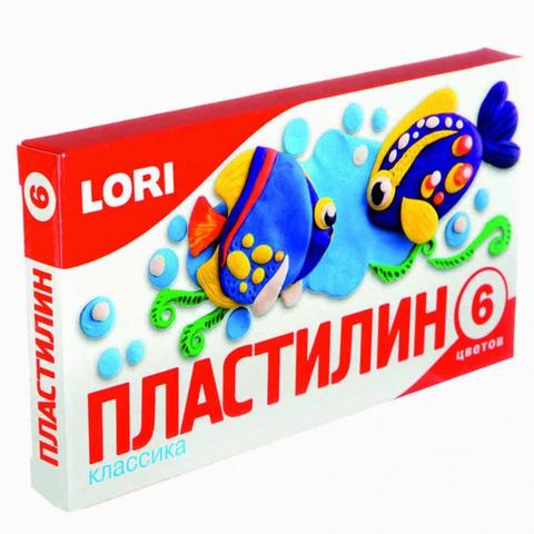 Plastilin Классика, 6 rəng