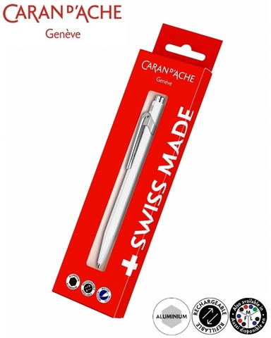 Ручка шариковая Caran d’Ache Office 849 Classic, White (849.611)