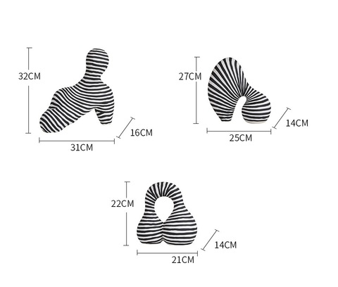 Статуэтка Zaha Sphere Black C