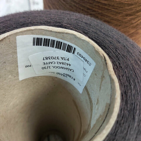 Меринос ZEGNA BARUFFA 2/30 CASHWOOL черный кофе