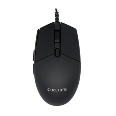 Мышь проводная KLIKS 101M, 8000dpi, черный, 2м (LW-101M)