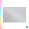 Cezares CZR-SPC-MC-1000-800-RGB-TCH MULTICOLORE Зеркало со встроенной разноцветной подсветкой RGB и сенсорным выключателем CZR-SPC-MC-1000-800-RGB-TCH, 12V, 220-240V, 1000x800x30
