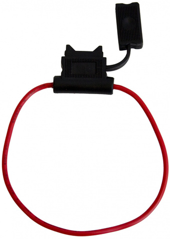 Держатель флажкового предохранителя влагостойкий ABRO (16 AWG) FU-AI819D-16AWG