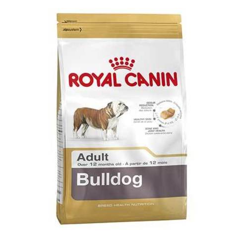 12 кг. ROYAL CANIN Сухой корм для взрослых собак породы английский бульдог Bulldog 24 Adult