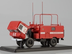 GAZ-66 KShM R-142N 66 Command-staff fire department 1:43 Start Scale Models (SSM)