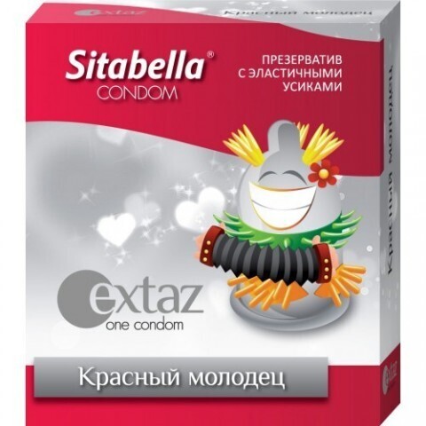 Насадка стимулирующая Sitabella Extender Красный молодец