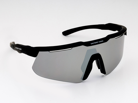 Комплект лыжные очки Victory code Extreme Black/Silver + линза Оранжево ...