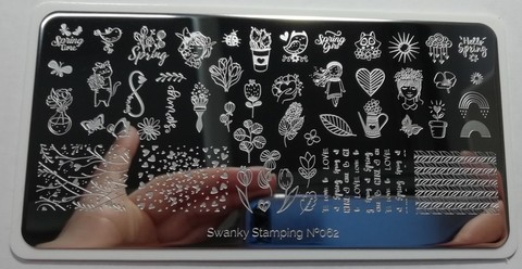 Пластина Swanky Stamping 062