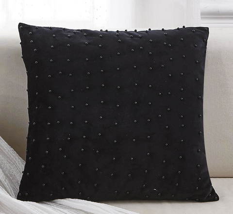 Наволочка 45х45 Sofi De MarkO Жемчуг черная