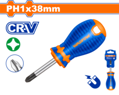 Oтвертка крестовая PH1х38мм (12/240) WADFOW WSD2211