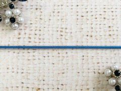 Шнур плетеный, d 1,2 мм, голубой