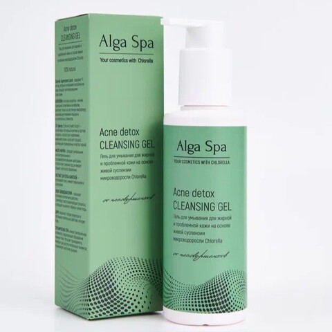 Гель для умывания для жирной и проблемной кожи Acne detox 150 мл | Alga Spa