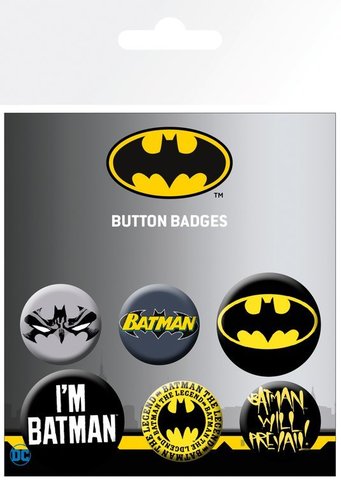Набор значков Batman Comics