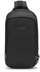 Рюкзак однолямочный Pacsafe Vibe 325 sling, черный econyl, 10 л. - 2