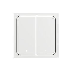 Умный беспроводной выключатель YNDX-00535, 2 клавиши, Zigbee, работает с Алисой
