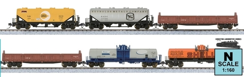 Комплект A1 : дизель Alco FA1 + грузовой состав Kato (6шт)+набор М2