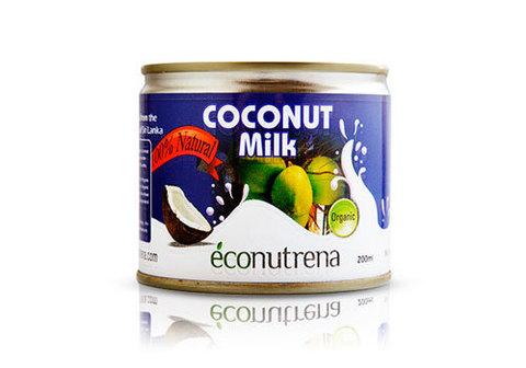 Кокосовое молоко Econutrena,  200мл