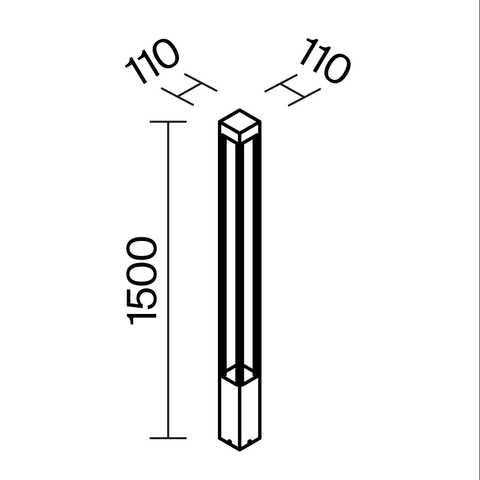 Ландшафтный светодиодный светильник Maytoni Elbe O424FL-L20GF