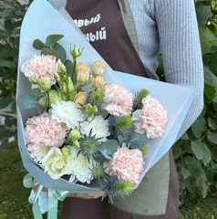 Букет цветов Ёжик в тумане