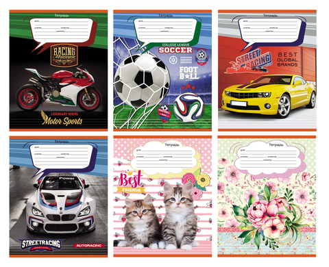 Тетрадь 12л. А5 линия Legend 