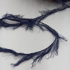 Fur Glamour Pura Lana Italia Мериносовый Мех Темно Синий 100м/100гр