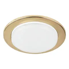 Встраиваемый потолочный светильник под лампу GX53, золотой, без лампы