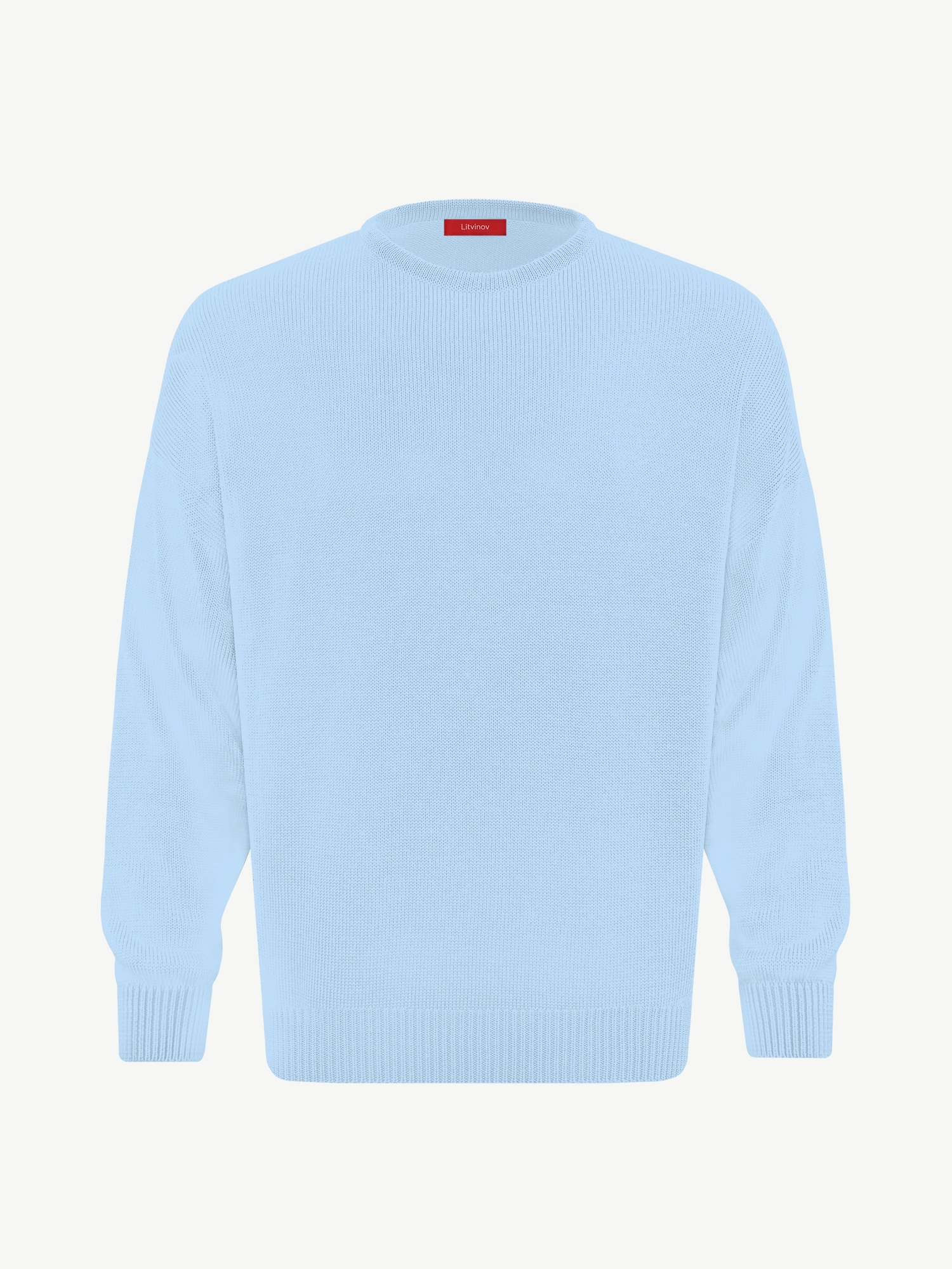 Джемпер оверсайз из экохлопка