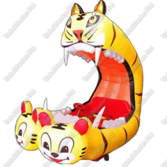 Парковый электромобиль «Тигр и тигрята»