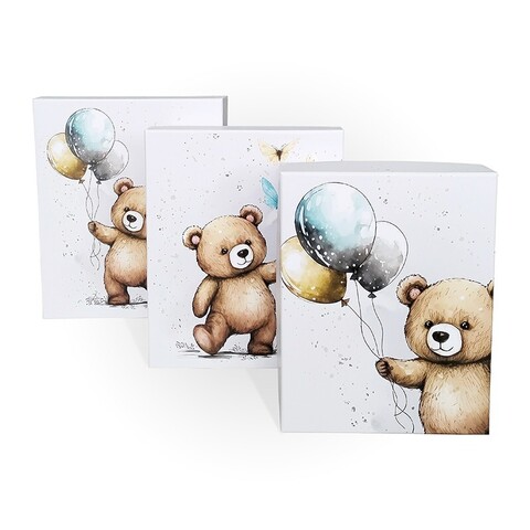 Коробка одиночная, Прямоугольник, Пушистый друг, 21*17*11 см, 1 шт.