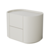 Тумба прикроватная Lagom 2 ящика ширина 60 см (молочный)