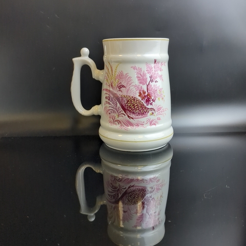 Кружка барная пивная толстое стекло Уршельский стеклозавод, 10 см, 0.25 л винтаж СССР 1973-1983 гг