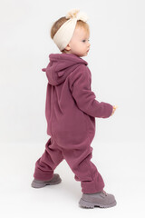 комбинезон  для девочки  ФЛ 60007/амарант