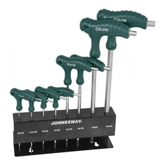 Jonnesway H10MB08SP Комплект угловых шестигранников двусторонних с шаром 2-10мм , 8 предметов (ложемент)