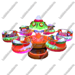 Электрическая Аттракцион карусель "Космическое приключение"