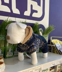 HongHongPet костюм вязка/джинс