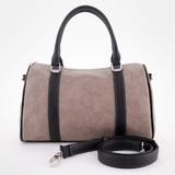 Сумка Саломея 217 македония тауп + черный