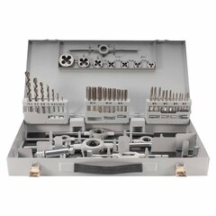 Набор метчиков и плашек M3 -M12 HSS-G 45пр MASTER-TOOL 1017501010002