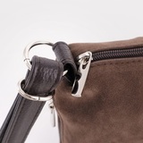 Сумка Саломея 350 эко-замша шоколад