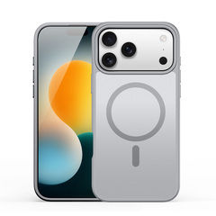 Матовый чехол серого цвета и с MagSafe для iPhone 17 Pro, серия Yind Series от Dux Ducis