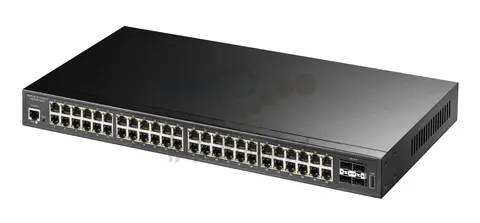 Коммутатор Cudy GS2048PS4-720W (L2) 48x1Гбит, с 4x10Гбит, с 4xКомбо(1000BASE-T/SFP) 4SFP+ 40PoE+ 4PoE++ 720W управляемый