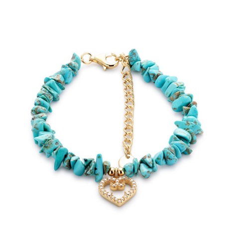 Bracelet Heart Turquoise