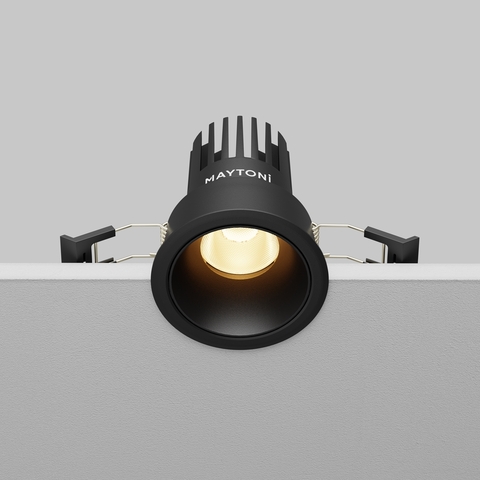 Встраиваемый светодиодный светильник Maytoni Dip DL115-10W-2.7K-B