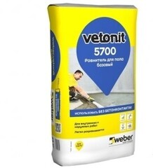 Стяжка для пола weber Vetonit 5700 Базовый 25кг