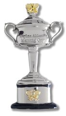 Брелок Australian Open Magnet Women's Trophy - silver
